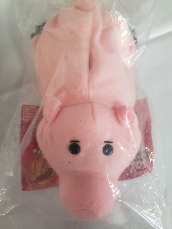 Burger King Disney Pixar Toy Story Pig Hamm Plush Stuffed Puppet Toy
