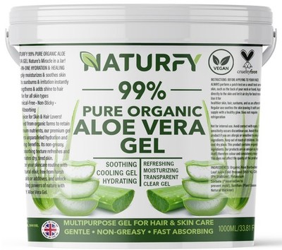 1kg Aloe Vera Gel 99% Naturally Bio-Active Natural Organic Soothing Hair &  Skin | eBay UK