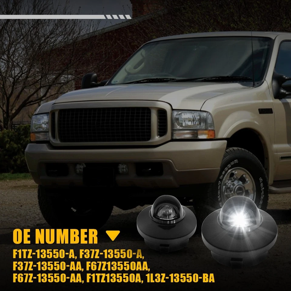 Luz de matrícula trasera para Ford F-150 Heritage 2004 Lincoln Mark LT 2006-2008 Foto 3 de 4