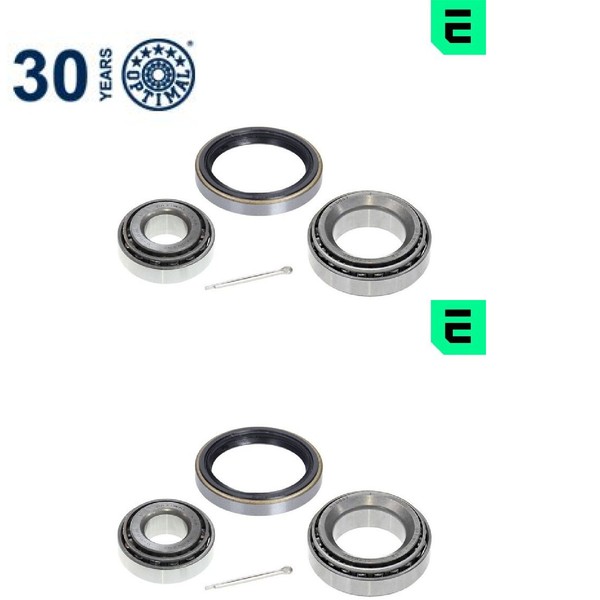 2X Radlagersatz Optimal 501194 2 Radlager Satz Links Rechts Vorderachse FüR BMW-image
