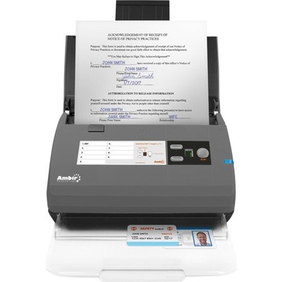 Ambir ImageScan Pro 820ix for use with athenahealth Black