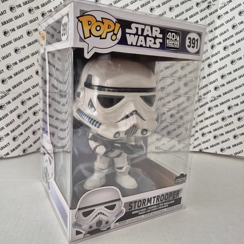 Funko POP! Star Wars 40th Anniversary 10 Inch Stormtrooper 391 Exclusive protect
