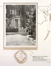 1929 Syracuse University Onondagan Page College of Applied Science Entrance