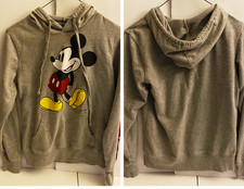 Disney Authentic Gray Mickey Mouse Graphic Hoodie Ch 3/5 