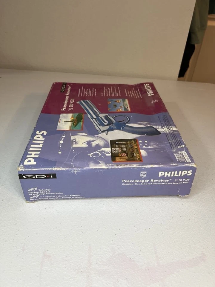 Philips CDi Peacekeeper Revolver New In Box for Mad Dog McCree Etc Not Included - Image 2 of 4