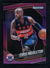 2024-25 Panini Prizm Black Purple Prizm 70/99 Khris Middleton #14 9su