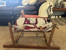 Vintage Rich Toys Ride On Wooden Sping Horse bounce-a-way
