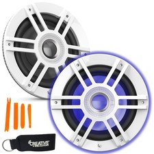 Infinity Marine KAPPA1010M White 10" Premium RGB LED Subwoofers