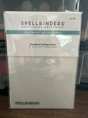 Spellbinders PL-101 Pair Of Platinum Cutting Plates, Standard 6 1/8 x 8 3/4 
