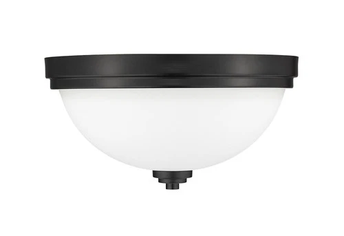 Z-Lite 443F2 Bronze Ashton 2-Light 13"W Flush Mount Bowl Ceiling Fixture - Picture 2 of 7