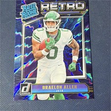 2024 Panini Donruss Rated Rookie Retro Braelon Allen New York Jets #20 Football