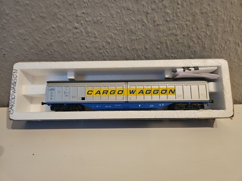 Roco 66455 4-Achser Schiebewandwagen Cargowaggon Spur H0 OVP #C76 | Condition: Gebraucht