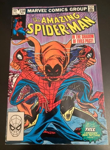 AMAZING SPIDER-MAN #238 *Big Key! Newsstand! Tattooz!* (VF/VF+) Bright & Glossy!