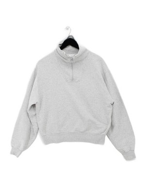 Anine Bing Damen Hoodie S Grau 100% Baumwolle Pullover