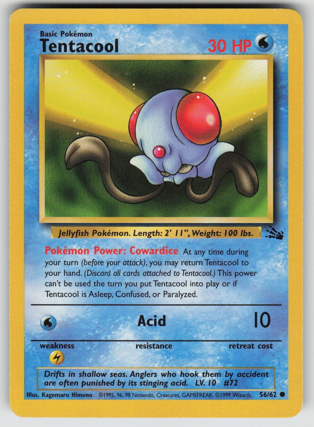 Tentacool 56/62 (LP) Unlimited - Fossil