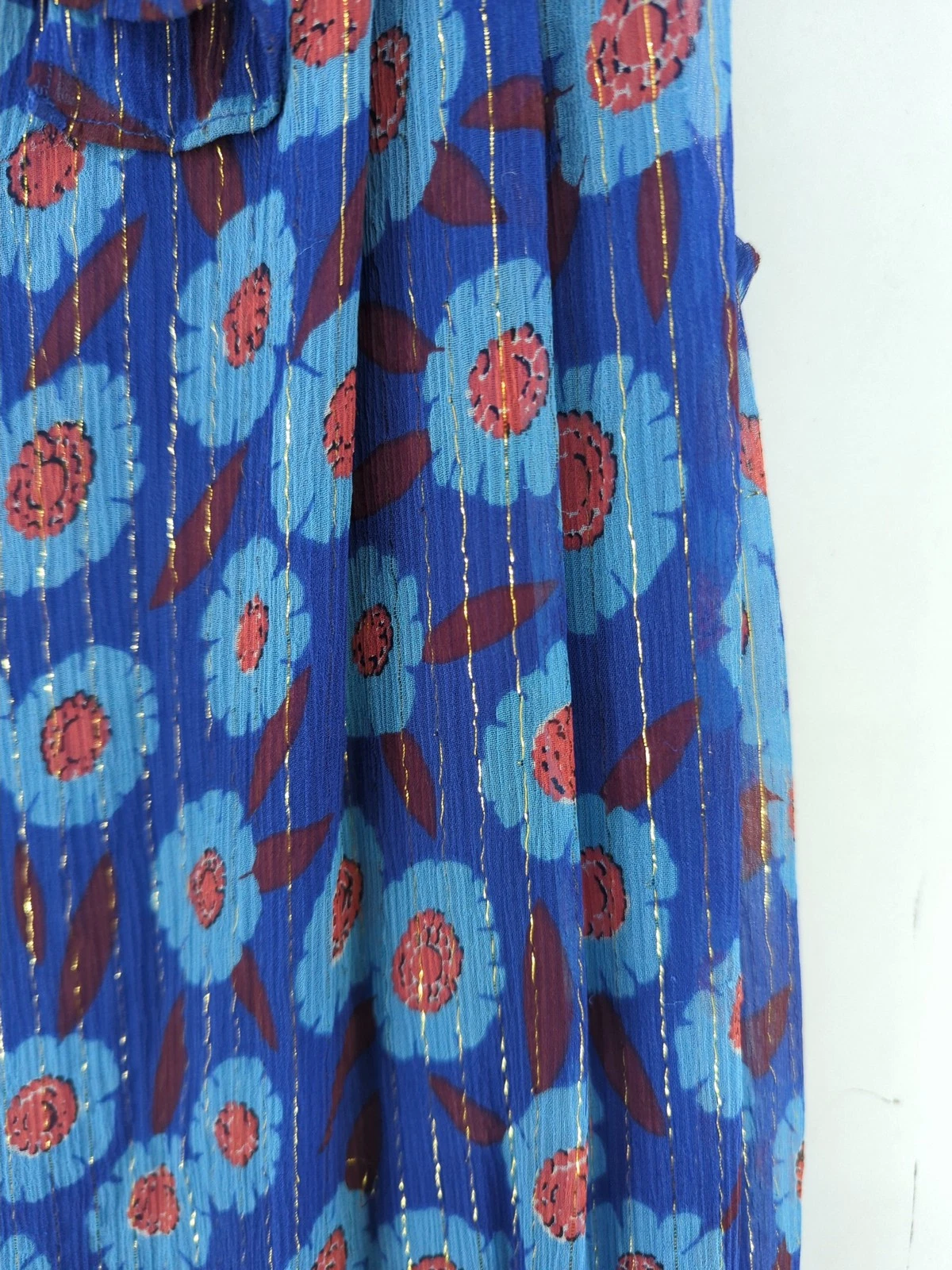 Kate Spade Maxi Abito Donna M Viola Seta con Altro Poliestere Maxi