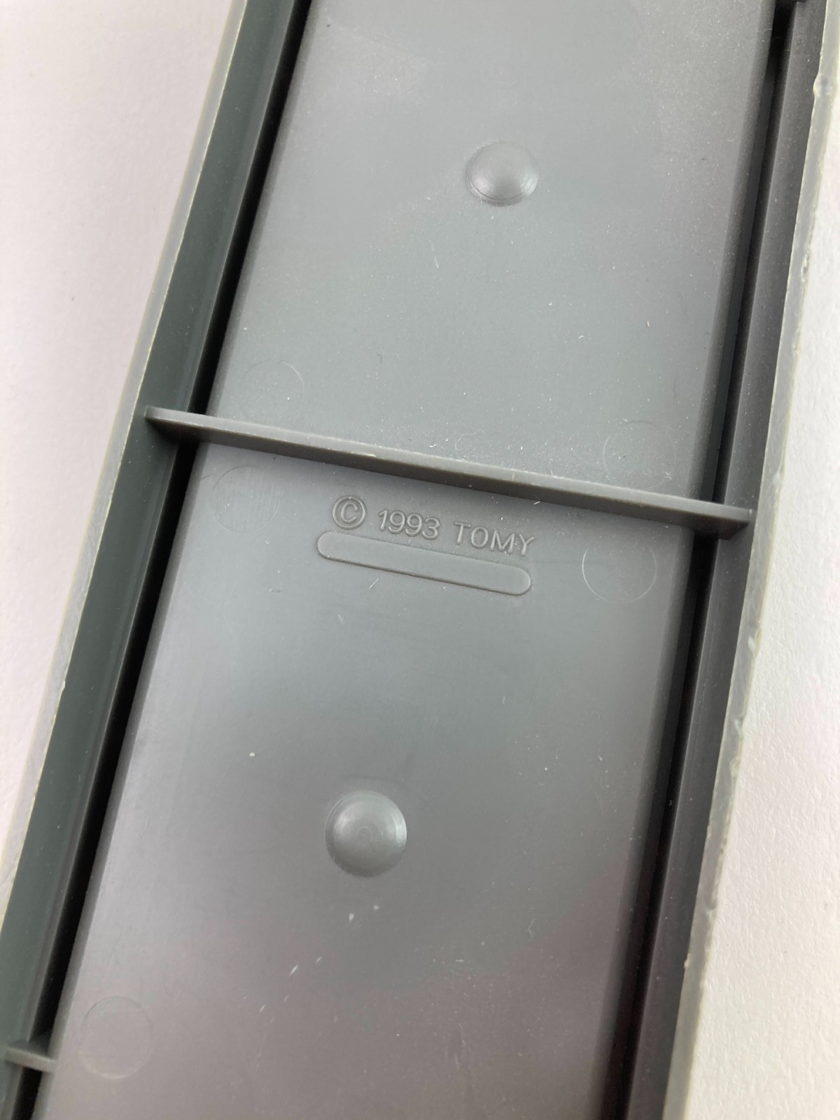 1993 Tomy Trackmaster Thomas Gray Road Train Track Set of 12 Straight Curve