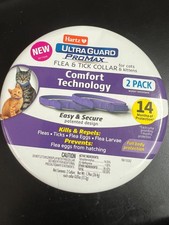 Hartz Ultra Guard ProMax Flea  Tick Collar for Cats 2 Pk 14 Months Protection