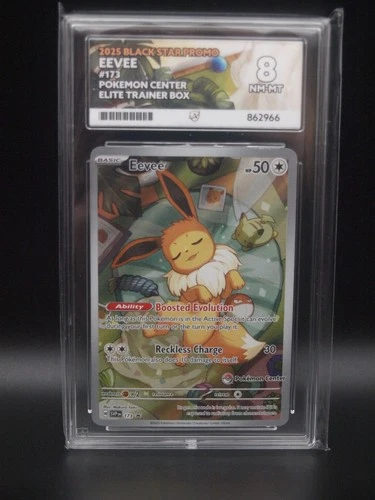 Pokemon TCG: Eevee - 173 - PC Stamped ETB Black Star Promo - ACE 8 NM
