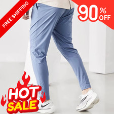 Men's Quick Dry Running Pants Elastic Gym Training Sweatpants Sportswear Gift
