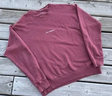 Conan Gray Your Sweater Crewneck Sweatshirt Medium Coachella Red Embroidered