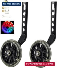 a Pair of Children's Bicycle Riding Flash Silent Training Wheels, Suitable for 1