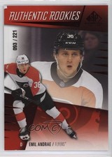 2023 Upper Deck SP Game Used Authentic Rookies Red 93/221 Emil Andrae #271 18d6