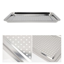 Image of Household Barbecue Plate Grilling with Holes Camping Pan Outdoor Tray