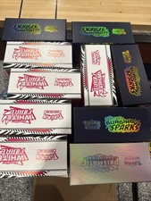 Lot Of 50 Empty ETB Elite Trainer Box POKÉMON Assorted TCG READ DESCRIPTION