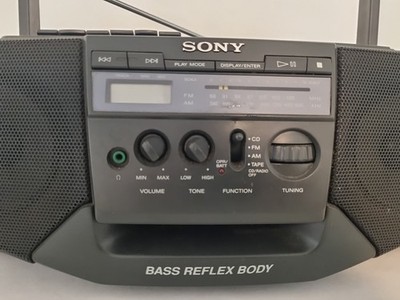 Sony CFD-V14 Boombox - CD Radio Cassette-Corder - Mega Bass - Retro - Tested