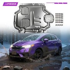 Metal Skid Plate For Honda Fit 2008-2020 Engine Splash Shield Heavy Duty
