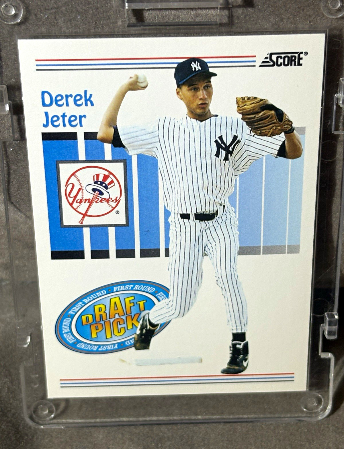 SCORE 1993 Score Derek Jeter #489 Draft Pick New York Yankees Baseball Card