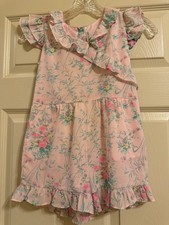 Janie and Jack Short Romper Girls EUC Size 7