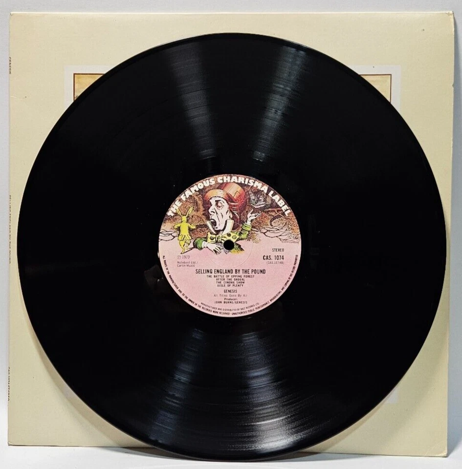 Genesis ‎– Selling England By The Pound - Charisma ‎CAS.1074 1st Ed Porky Orig Foto 3 de 4