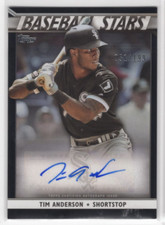 2020 Topps Baseball Stars Autographs Black #BSATA Tim Anderson Auto /199 - NM-MT
