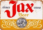 METAL SIGN - Jax Beer - Vintage Look Reproduction