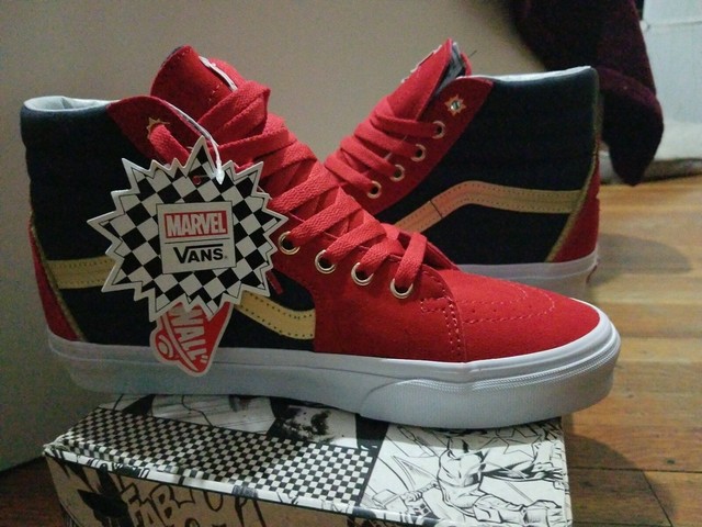 captain marvel vans ebay