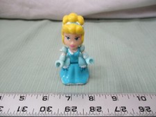 Mega Block Disney Princess Blue Dress Cinderella Piece Part Dancing Building Toy