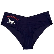 NWT AERIE Cheeky Pantie/Underwear Sz S-M-L-XL Blue SLEIGHED IT