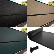 50ft Privacy Fence Screen Garden Yard Windscreen Heavy Duty Mesh Shade Cover US
