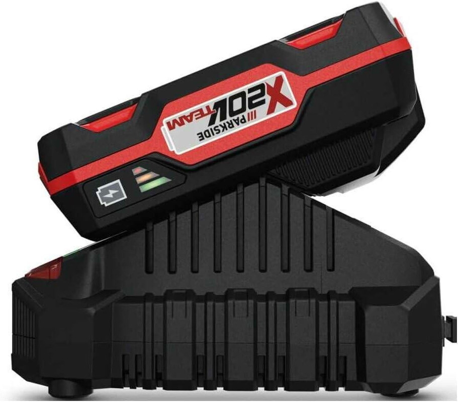 Parkside® Set Batteria 20 V Con Batteria 2Ah PAP 20 B1 E Caricabatterie 2,4 a "P