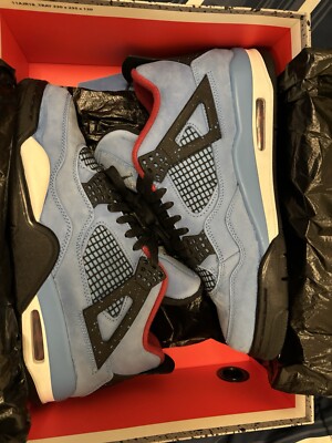 Size 9- Travis Scott x Air Jordan 4 Retro  Cactus Jack  2018