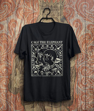 Cage The Elephant Band Tour Rock Music Unisex T-Shirt All Size S To 5Xl
