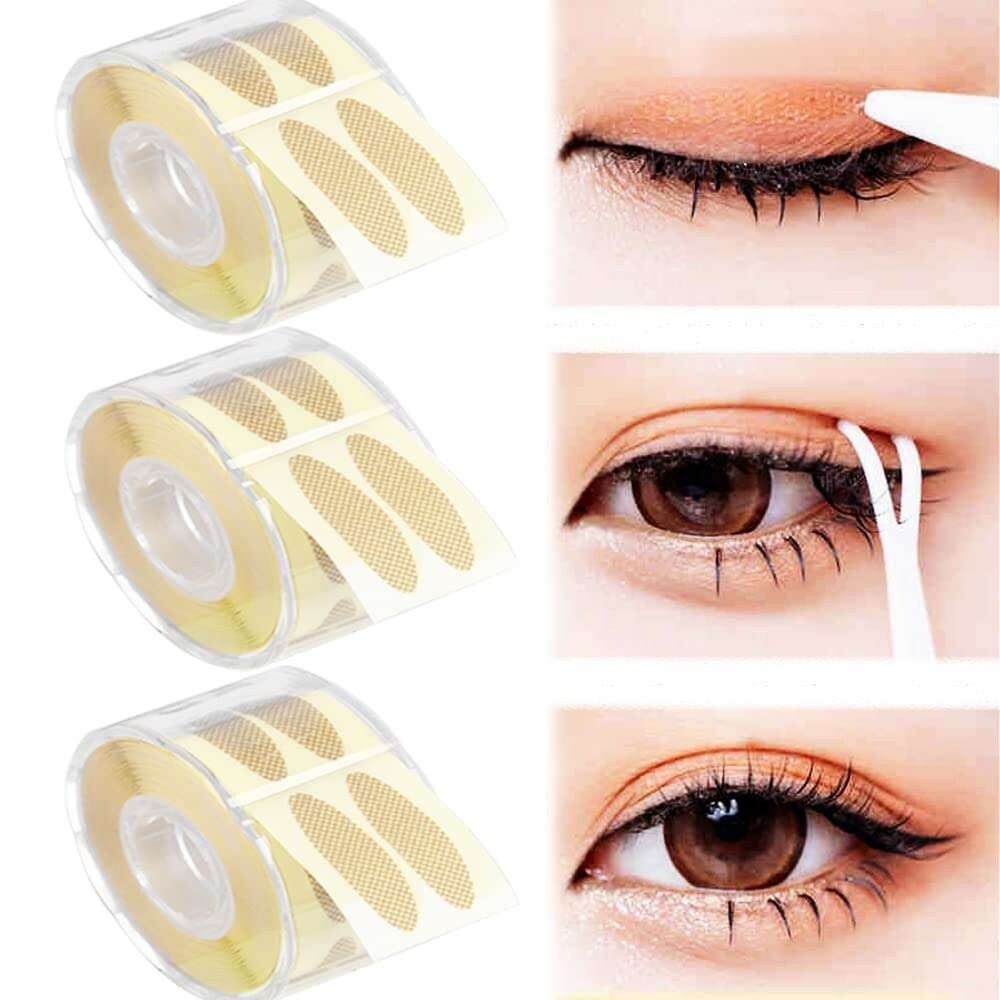 1800 Pcs Double Eyelid Tape, Eyelid Tape for Hooded Eyes Invisible, Breathable