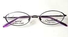 Charmont NOS CH8577 Lavender Titanium Eyeglasses Frame Only    260