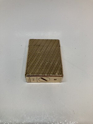 Vintage St Dupont Paris Made in France Gold Plated Ligne 1 Lighter 