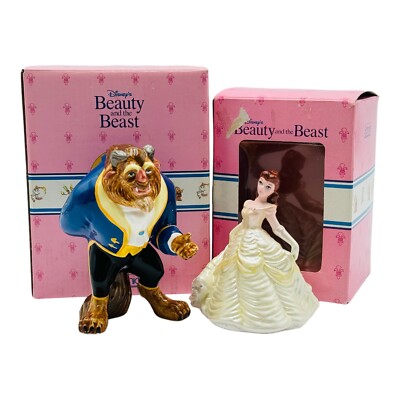 Schmid Disney s Beauty And The Beast Figurines Set Of 2 NEW IN BOX