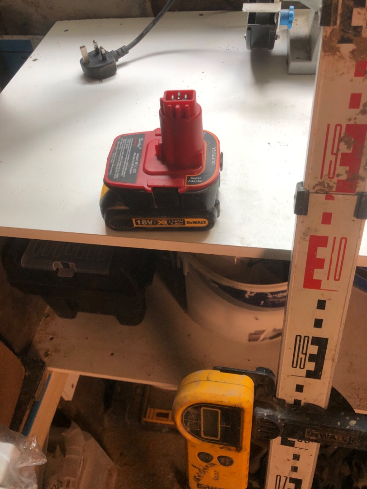 dewalt rotary laser level DW077 complete set Tripod and staff eBay