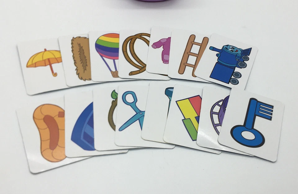 DORA PLAY PARK ADVENTURE GAME Replacement Pieces Parts 15 CARDS & BACKPACK - Image 3 of 4