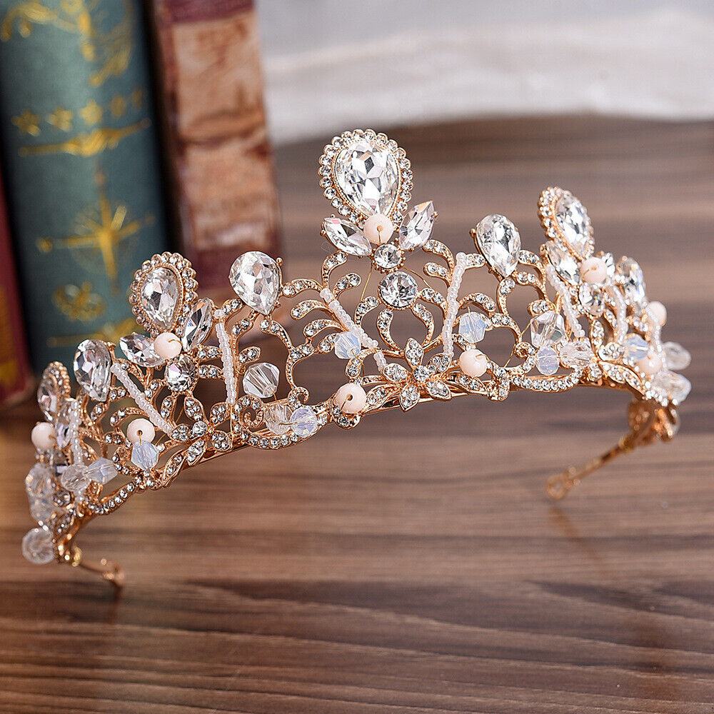 6.5cm High Flower Crystal Tiara Princess Japan's largest assortment Queen Crown Challenge the lowest price of Japan Wedding Pro